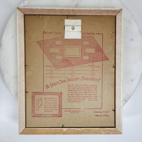 VTG Marchaude Ballet Dancer Ballerina Watercolor White Wood Framed Art Print - Picture 6 of 16